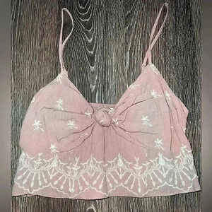 American Eagle cropped tank top size medium